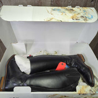 JUNIORS Field Boots, Zips, 2 Foam Inserts, box *like new, v.mnr creases, rubs & dirt?stains
