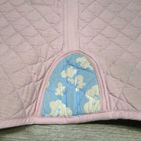 Quilt Jumper Saddle Pad, tabs *fair, v.stained, v.dingy, v.faded, puckered, rubs, thin edges, older
