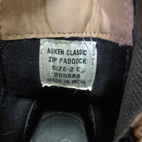 Pr Zip Up Paddock Boots *vgc/gc, clean, rubs, scuffs, toe gouges/cuts, mnr dirt/residue, hair, pills
