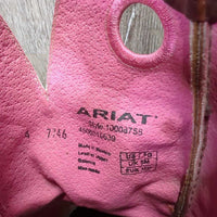 Square Toe Western Boots *vgc, clean, rubs, loose threads, scuffs, worn/rubbed heels
