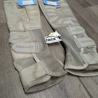 4 Stiff Mesh Fly Boots, bag *2: gc, stains, dingy, dirt, 2: like new
