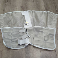 4 Stiff Mesh Fly Boots, bag *2: gc, stains, dingy, dirt, 2: like new
