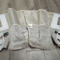 4 Stiff Mesh Fly Boots, bag *2: gc, stains, dingy, dirt, 2: like new
