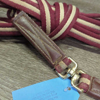 Thick Padded Lunge Line, Swivel, Loop Handle *gc, dirty, stains, rubs, knotted
