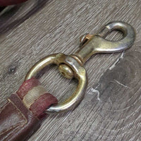 Thick Padded Lunge Line, Swivel, Loop Handle *gc, dirty, stains, rubs, knotted
