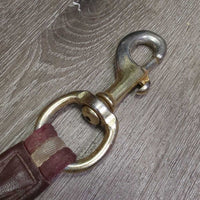 Thick Padded Lunge Line, Swivel, Loop Handle *gc, dirty, stains, rubs, knotted
