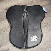 Leather Memory Foam Half Pad *vgc, clean, mnr stains, marks & residue, older?
