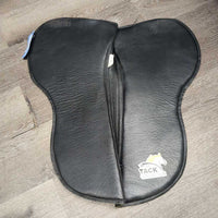 Leather Memory Foam Half Pad *vgc, clean, mnr stains, marks & residue, older?

