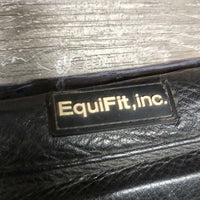 Leather Memory Foam Half Pad *vgc, clean, mnr stains, marks & residue, older?
