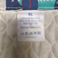 Quilt & Fleece Half Pad *gc/fair, stains, thin spots, older, clumpy, dingy
