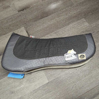 Reversible/Double Sided Non Slip Shimmable Half Pad *vgc, clean, mnr dusty & stains, older
