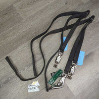 2 Hvy Nylon Web Cross Ties, adjustable, quick release, tags *new

