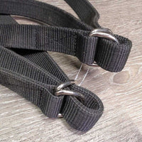 2 Hvy Nylon Web Cross Ties, adjustable, quick release, tags *new
