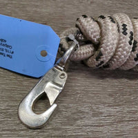 Nylon Rope Lead, bull snap *vgc/gc, mnr dirt, stained, rust
