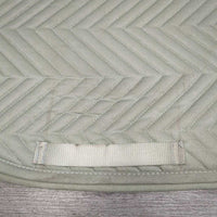Quilted Chevron Cotton Saddle Pad *vgc, mnr dirt, mnr hair, threads
