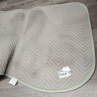 Quilted Chevron Cotton Saddle Pad *vgc, mnr dirt, mnr hair, threads

