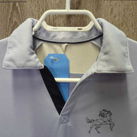 SS V Neck Polo Shirt *vgc, mnr snags
