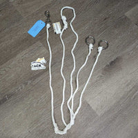 Soft Rope Western Running Martingale, snap, tag *new
