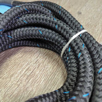 Yacht Rope Mecate Reins, Leather Ends *like new
