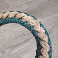 Braided Paracord Western Loop - Barrel Reins, 2 Conway Buckles *like new, mnr snags
