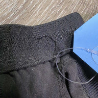 Pr Cloth Riding Gloves *gc, clean & residue?faded, hairy velcro, rubs
