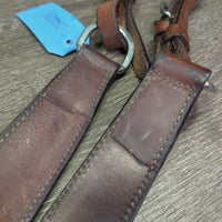 Narrow Thick Stamped Breastcollar, snap *gc, dirty, edges scrapes
