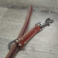 Narrow Thick Stamped Breastcollar, snap *xc/like new, clean
