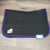Quilt Baby Jumper Saddle Pad *vgc, clean, rubs, residue, shiny spots, puckers
