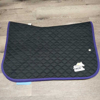 Quilt Baby Jumper Saddle Pad *vgc, clean, rubs, residue, shiny spots, puckers
