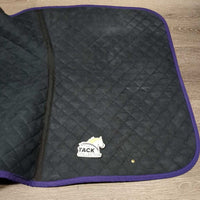 Quilt Baby Jumper Saddle Pad *vgc, clean, rubs, residue, shiny spots, puckers
