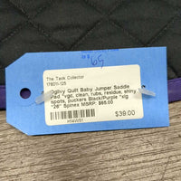 Quilt Baby Jumper Saddle Pad *vgc, clean, rubs, residue, shiny spots, puckers
