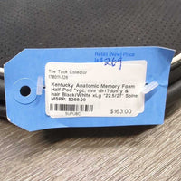 Anatomic Memory Foam Half Pad *vgc, mnr dirt?dusty & hair
