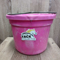 Round Plastic Bucket *gc/fair, clean, mnr dirt, discoloured, scuffed, scratches, residue
