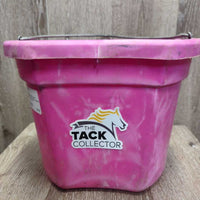 Round Plastic Bucket *gc/fair, clean, mnr dirt, discoloured, scuffed, scratches, residue
