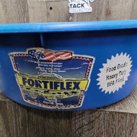Round Plastic Feed Tub *vgc, clean, mnr residue, scuffed
