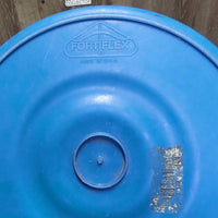 Round Plastic Feed Tub *vgc, clean, mnr residue, scuffed
