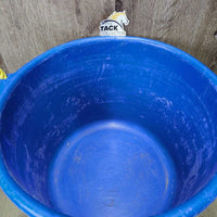 Muck / Manure Bucket, rope handles *gc, clean, faded, scuffed, scratches, residue mnr scratches, dirt, residue
