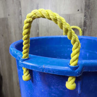 Muck / Manure Bucket, rope handles *gc, clean, faded, scuffed, scratches, residue mnr scratches, dirt, residue

