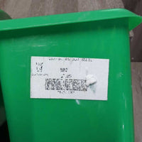 Plastic Grooming Tote *vgc, clean, mnr residue, scuffs, discolour
