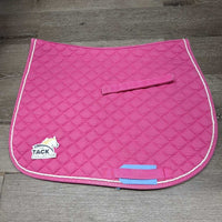 Quilt Jumper Saddle Pad *gc, clean, faded, rubs, holes, puckers, older
