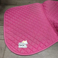 Quilt Jumper Saddle Pad *gc, clean, faded, rubs, holes, puckers, older
