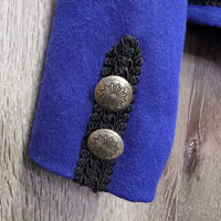 JUNIORS? Vintage 100% Wool Western Showmanship Jacket, zip *vgc, older, mnr hair, lining holes & thread frays
