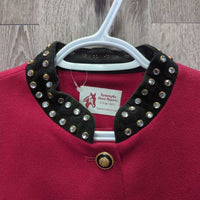 Vintage Wool Western Showmanship Jacket, buttons, bling *vgc, mnr hair, snags & missing bling, older
