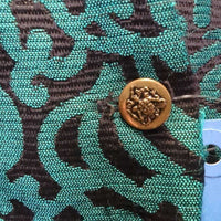 Western Showmanship Vest, buttons *vgc, mnr dirt?residue, rubs, threads & pills
