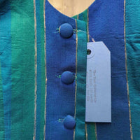 Vintage Western Showmanship Vest *gc, older, lining pin holes, creases, button hole threads
