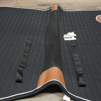 Quilt Jumper Saddle Pad, Mesh Spine *gc, clean, hairy, puckers
