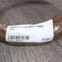 Assorted Horse Shoes *rusty, dirty
