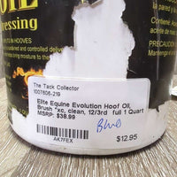 Hoof Oil, Brush *xc, clean, 12/3rd full
