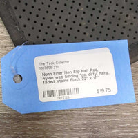 Non Slip Half Pad, nylon web binding *gc, dirty, hairy, faded, stains
