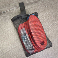 6 "Fish" Shims (2 thin, 2 medium, 2 thick), mesh bag, hardware: 1- washer, 2- screws, posts, 3- alan keys *vgc, mnr tear, dirt
